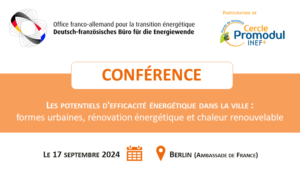 [ Conférence OFATE ] Les potentiels d'efficacité énergétique dans la ville